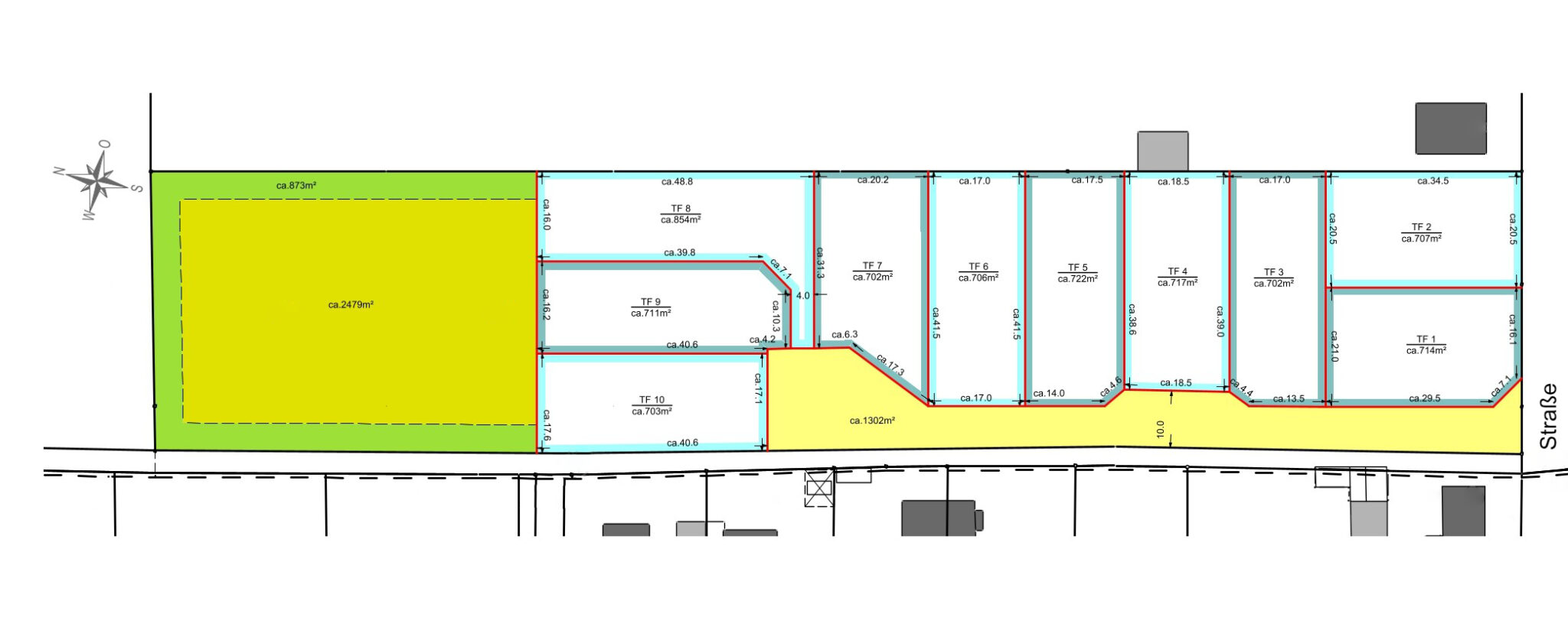 Parzellenplan Vehlefanz