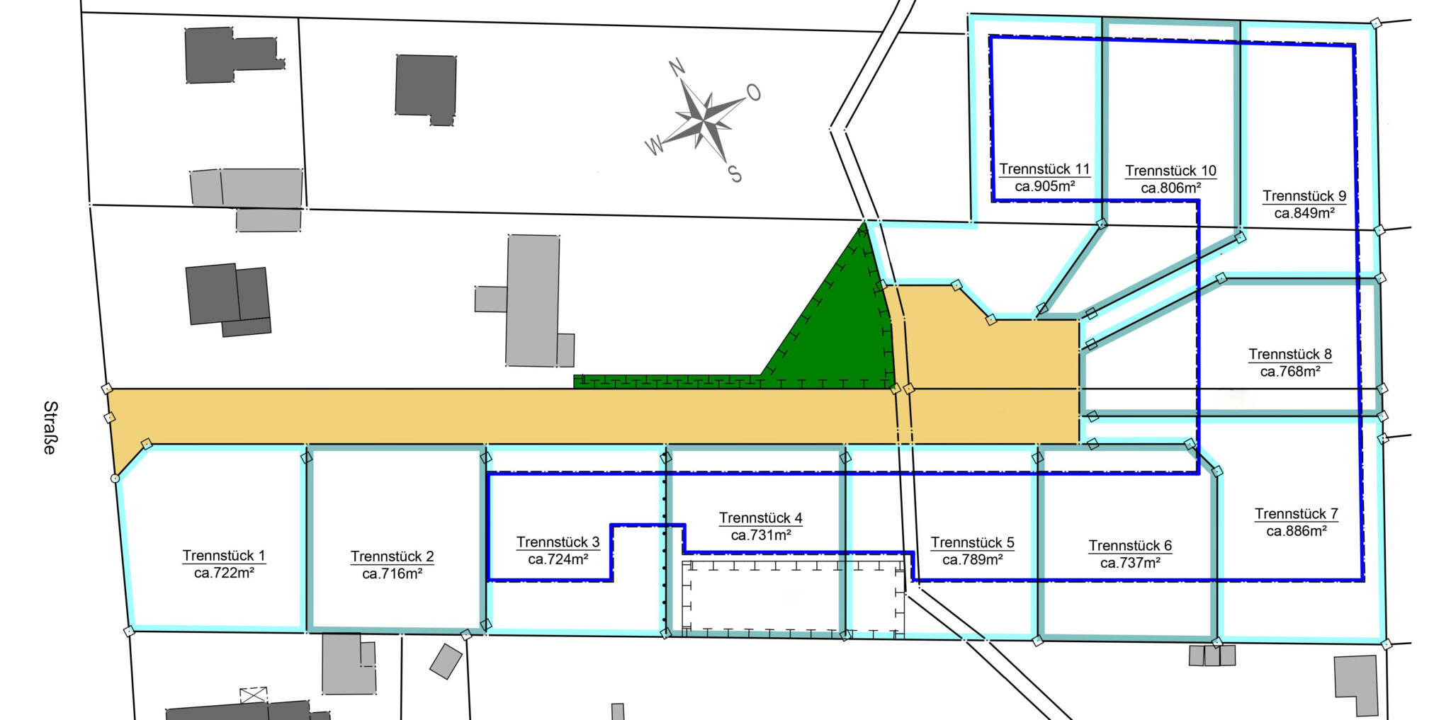 Parzellenplan Bötzow