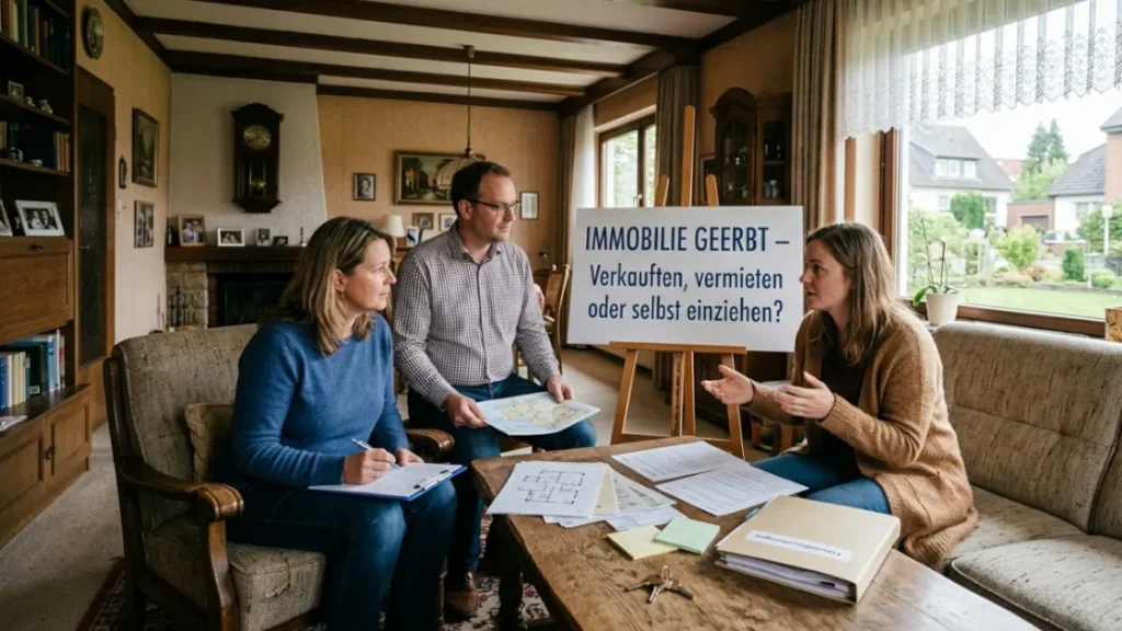 Immobilie geerbt – Verkaufen, vermieten oder selbst einziehen?